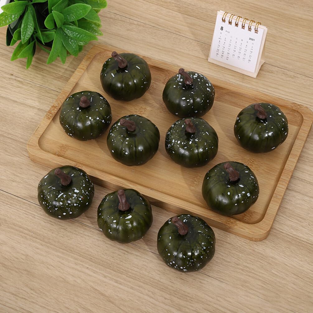 ifundom 18pezzi Zucche Artificiali per Decorazioni di Halloween Realizzate in Polistirolo Espanso Piccole Zucche Decorative per Autunno e Feste