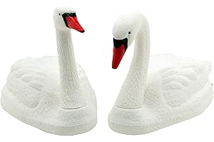 The Pond Guy Floating Swan Decoy Pair