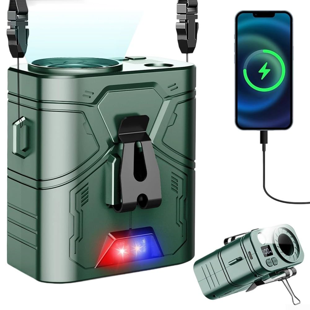Ventilador de cinturón de 20000 mAh Zoegneer, refrigeración personal recargable de 5 velocidades