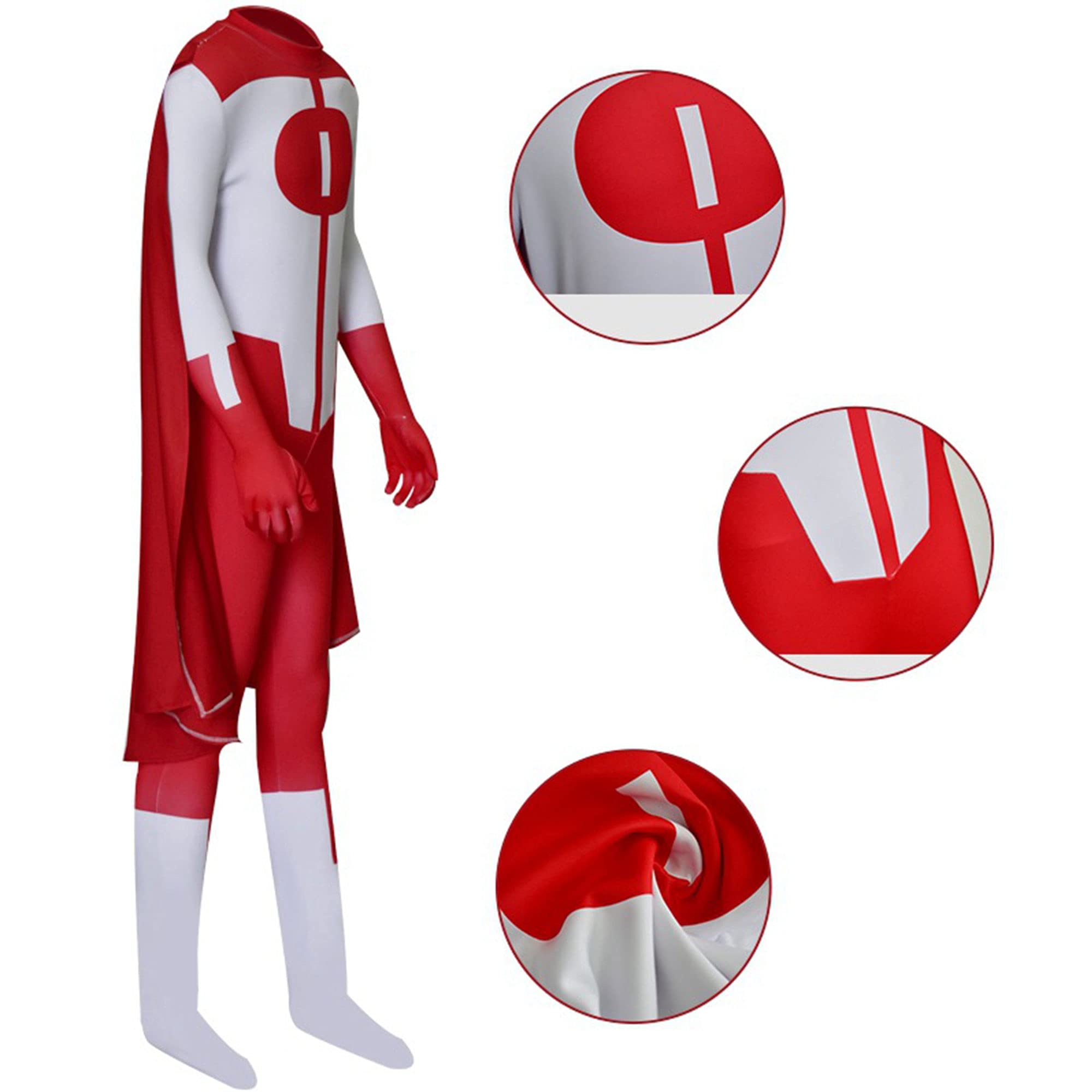 Invincibile Cosplay Omni Uomo Tuta Mantello Uniforme Cosplay Costume Adulto Uomini Halloween Super Hero Body Abiti