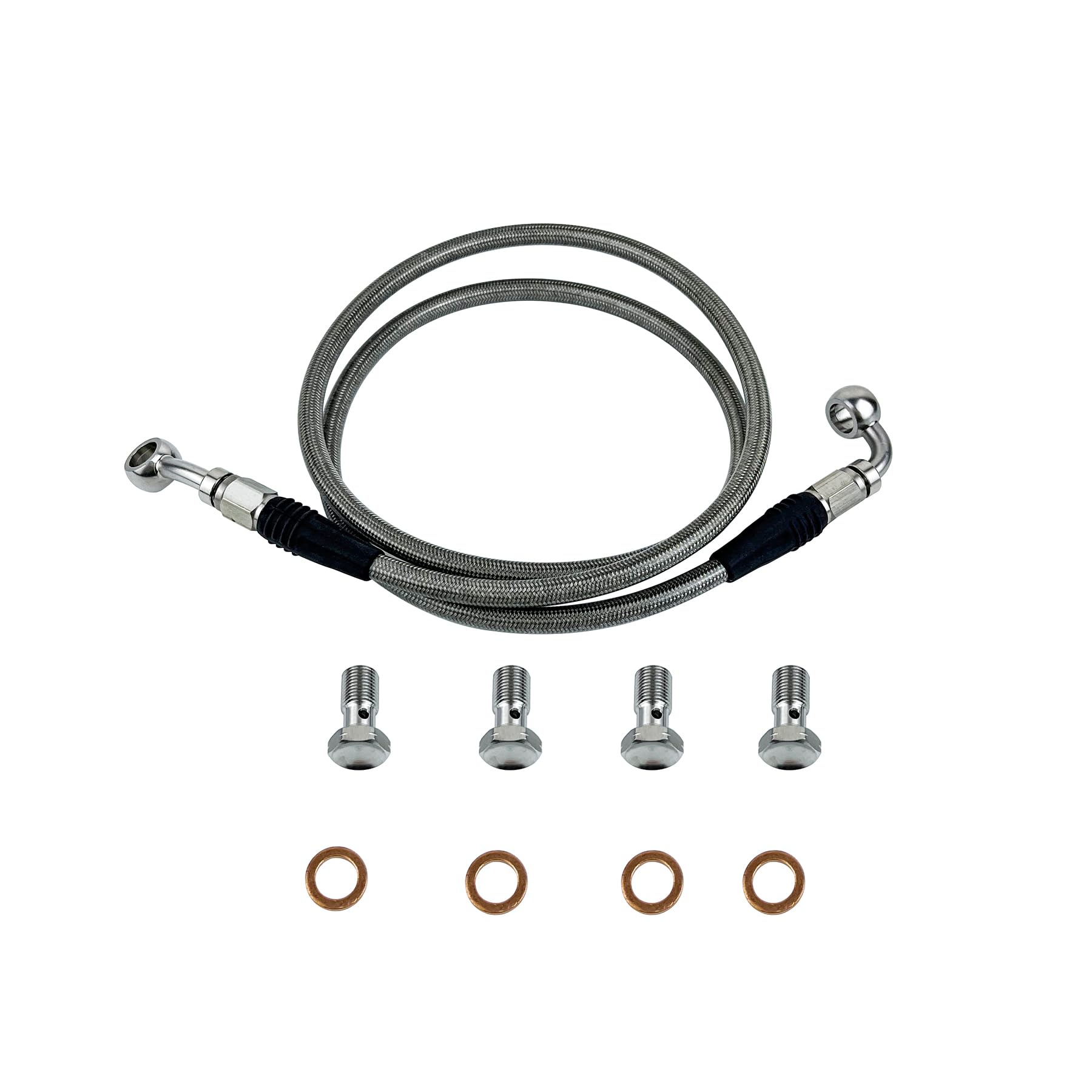 Línea de freno delantero de 44" para Harley Sportster XL883 y XL1200