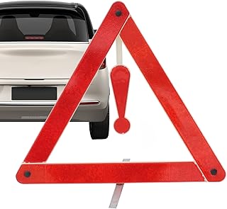 反射式三角形 道路側用, 反射式折りたたみ可能警告標識, 車両用三角形, 車・トラック・キャンピングカー・スポーツユーティリティビークル用、故障時・暗闇の高速道路・移動中・牽引・駐車トラブル対応