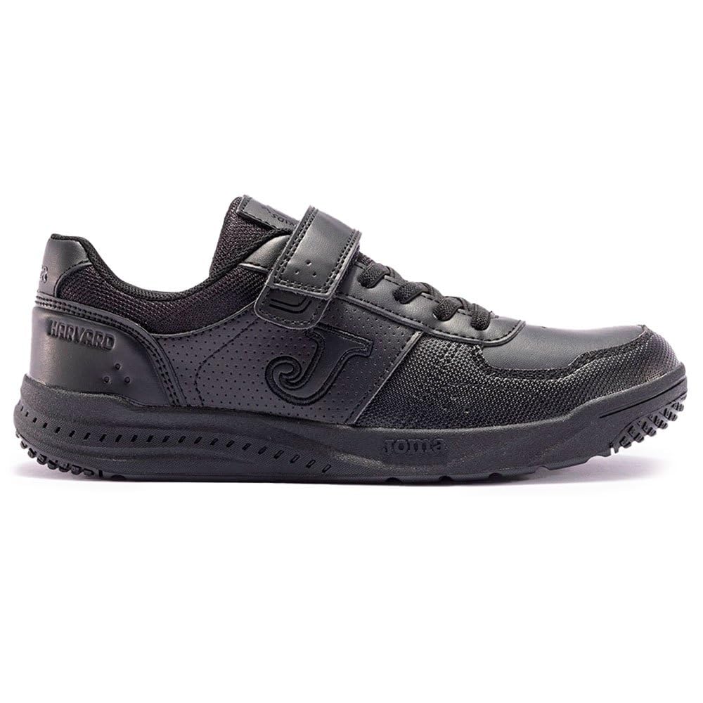 Joma Série Harvard Jr, Baskets unisexes pour Enfants et Adolescents, Noir, 23 EU