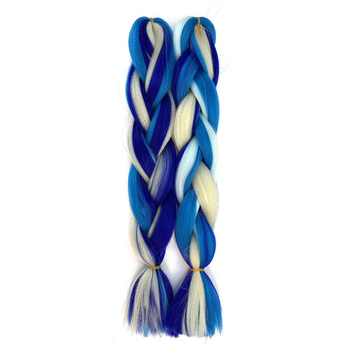 Hair Braids Pony Tail Hair Extensions in Elastic Band for Women Pre Stretched Synthetic High Temperature Hairpieces 1707