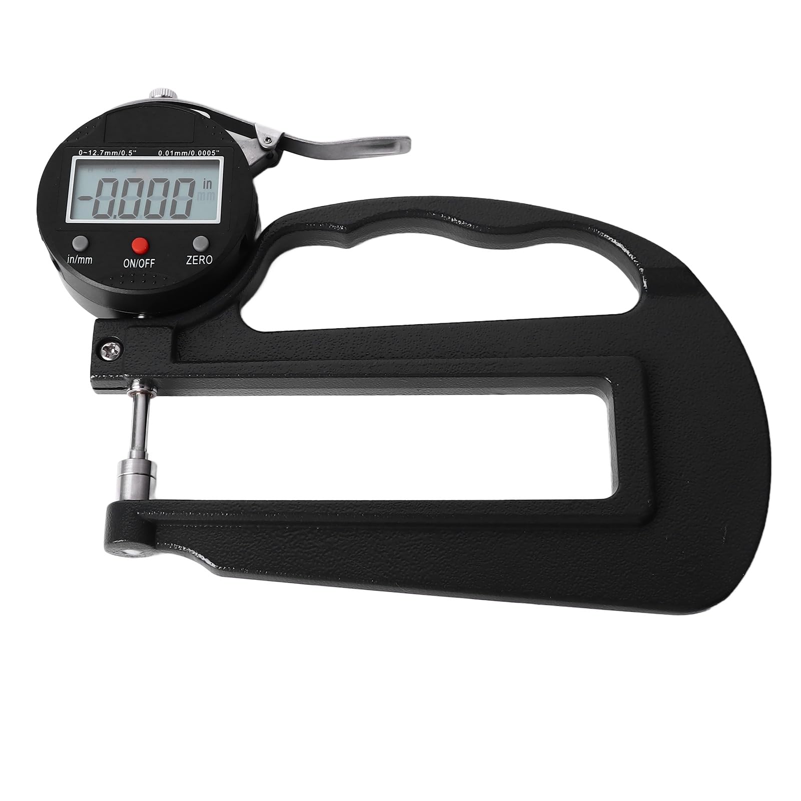 Medidor de Espesor Digital y Micrómetro Electrónico, 0-12,7 mm, Precisión 0,01 mm, Pantalla LCD