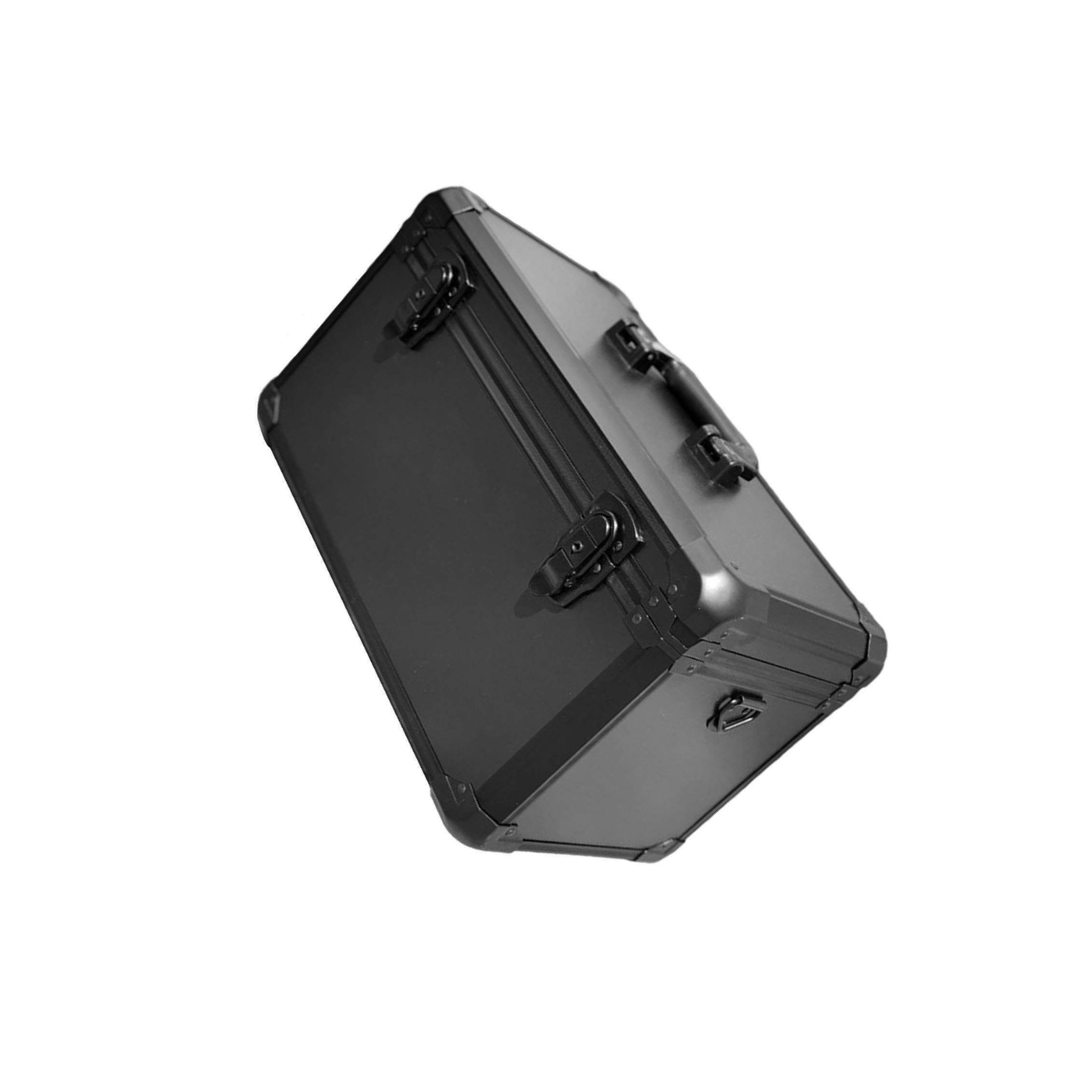 Valigetta portautensili compatta antiurto in alluminio con maniglia per riporre dispositivi elettronici e organizzare attrezzature, valigetta rigida per uomo, accessori hardware, M