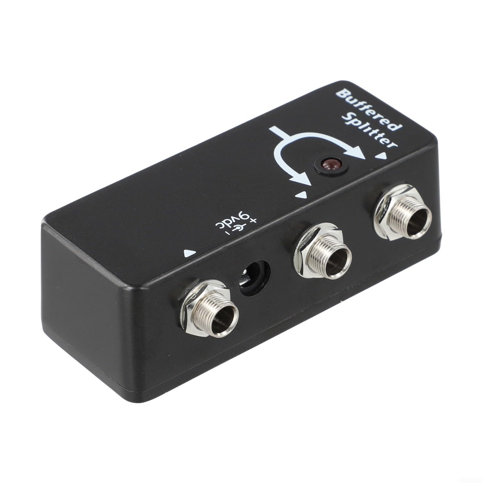 Pedale buffer splitter per chitarra, pedale per effetti per chitarra e basso, doppia uscita buffer pulito, migliore conservazione del tono del segnale