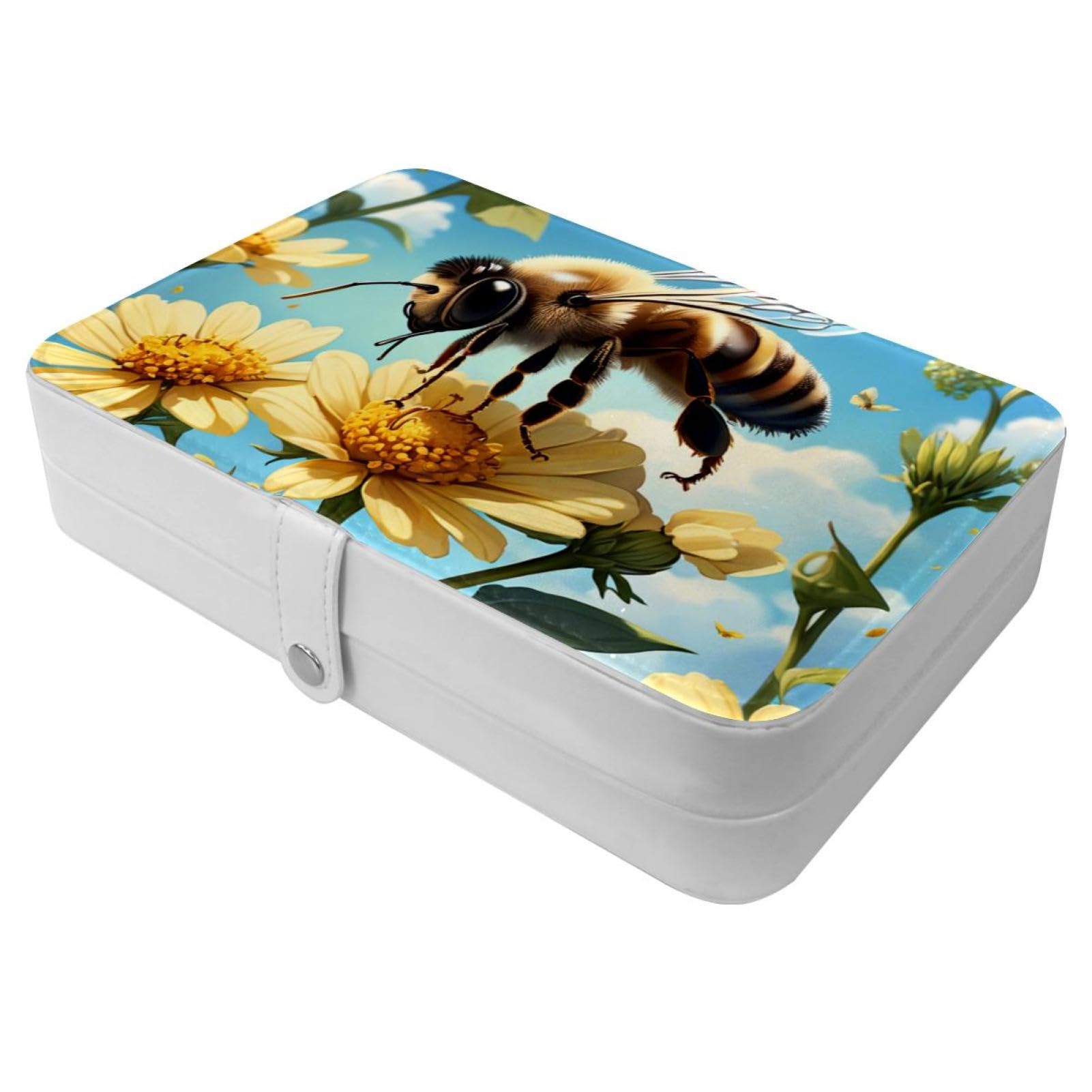 Organisateur de bijoux compact anti-nœuds pour ranger colliers et bagues sans risque