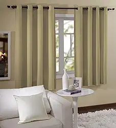 Cortina Roma 2,20x1,70 Quarto Sala Escritorio Cor:Bege