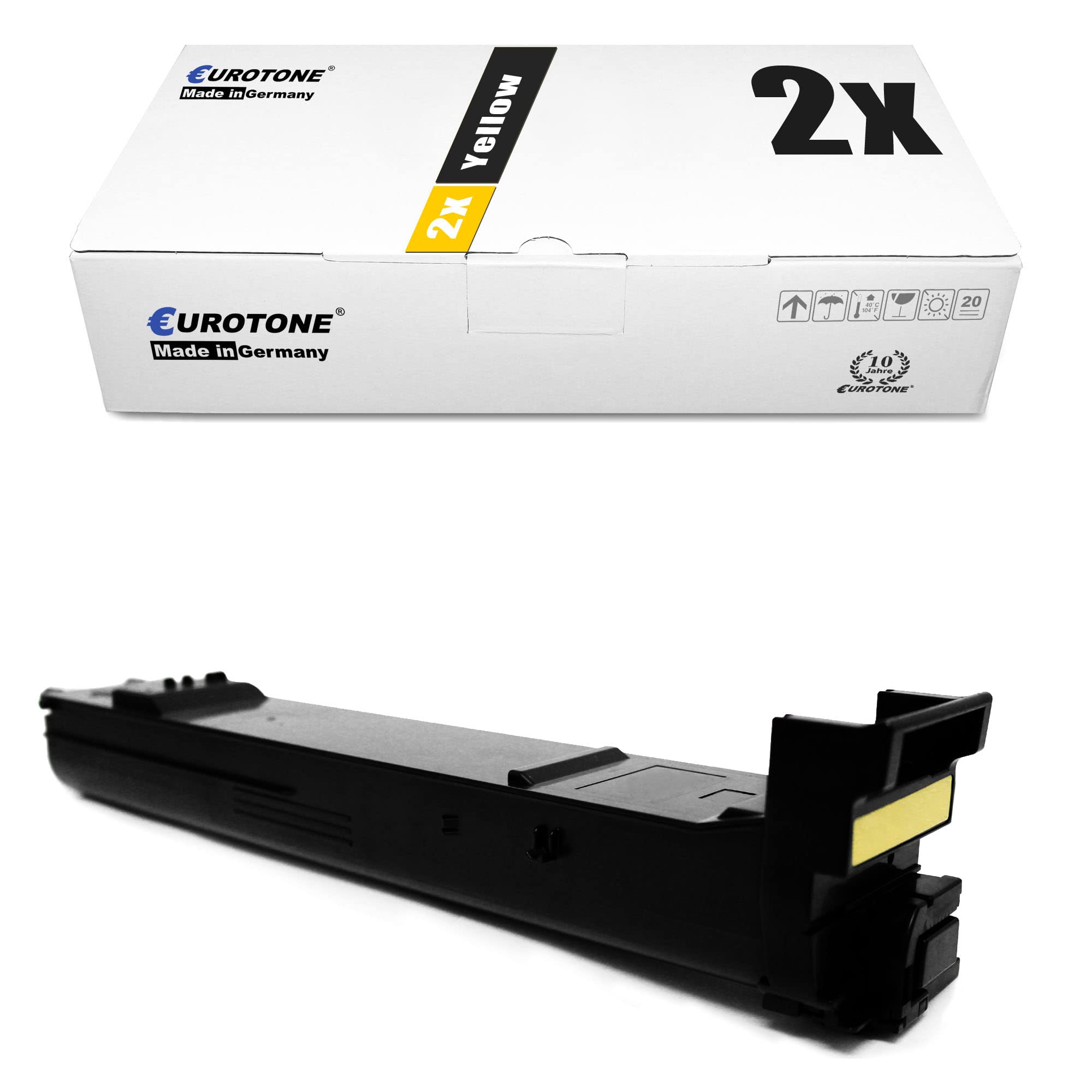 Toner jaune Magicolor 4650 DL sans fuite compatible Konica Minolta x2 - 4