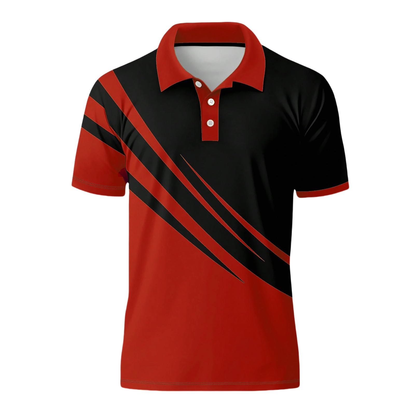 Polo Hombre Manga con Bolsillo en el Pecho Golf Polo Transpirable de Secado Rápido Poloshirt Deporte Hombre Slim Fit Tshirt Verano Camisa Hombre - 4