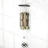 8Tube Deep Tone Wind Chimes, Hand-Tuned Aluminum Zen Garden Wind Chime for Patio & Outdoor Decor, Soothing Memorial Gift with Butterfly Pendant for Mother