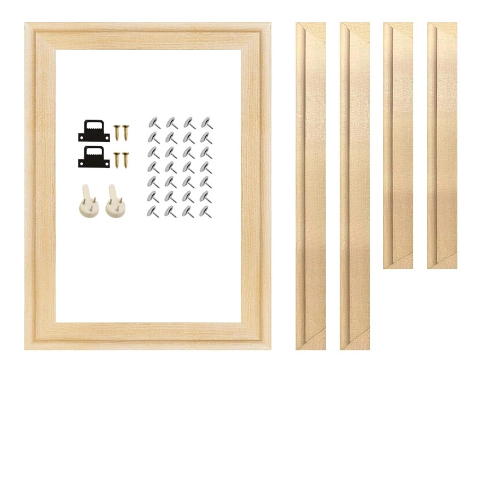 photo frame kits DIY Wood Frames Canvas Oil Painting for Diamond Wall Art for crafts party school projects(Long 35cm,Wide 45cm)
