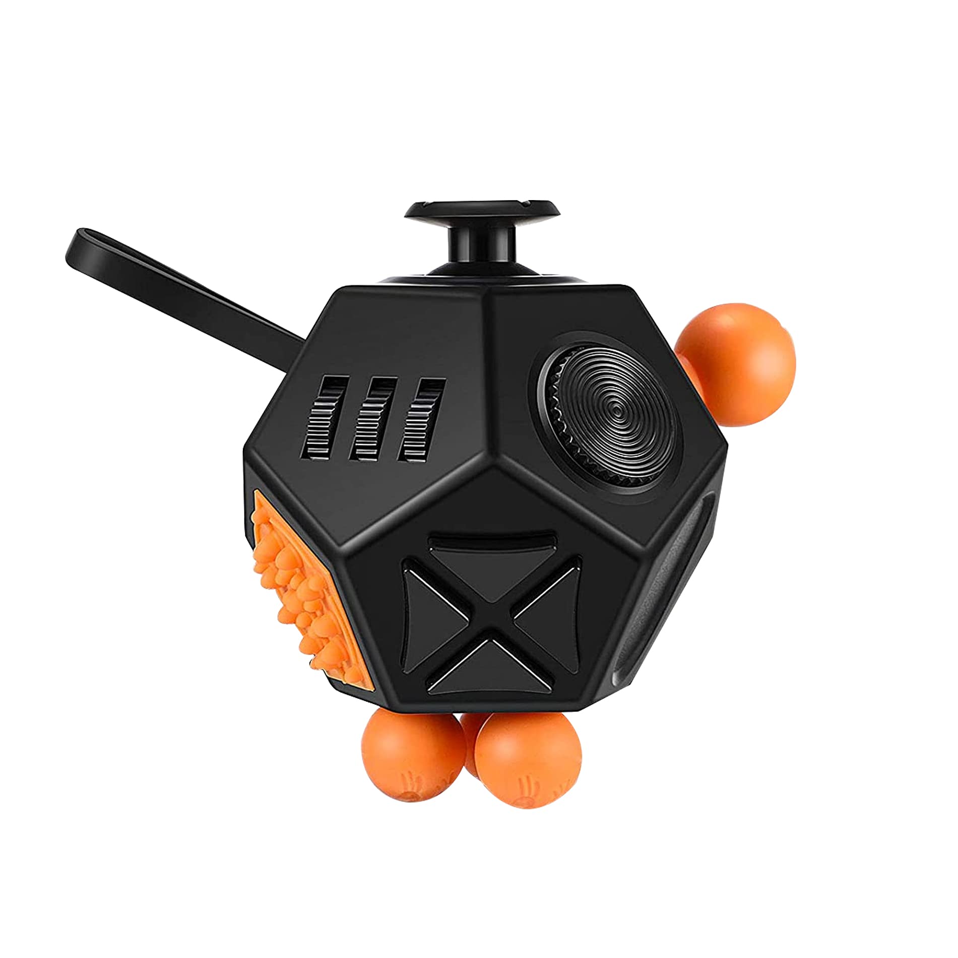 Beauenty Fidget Dodecagon 12 Sides Fidget Cube Relieves Stress And Anxiety Toys for Children and Adults (A1)