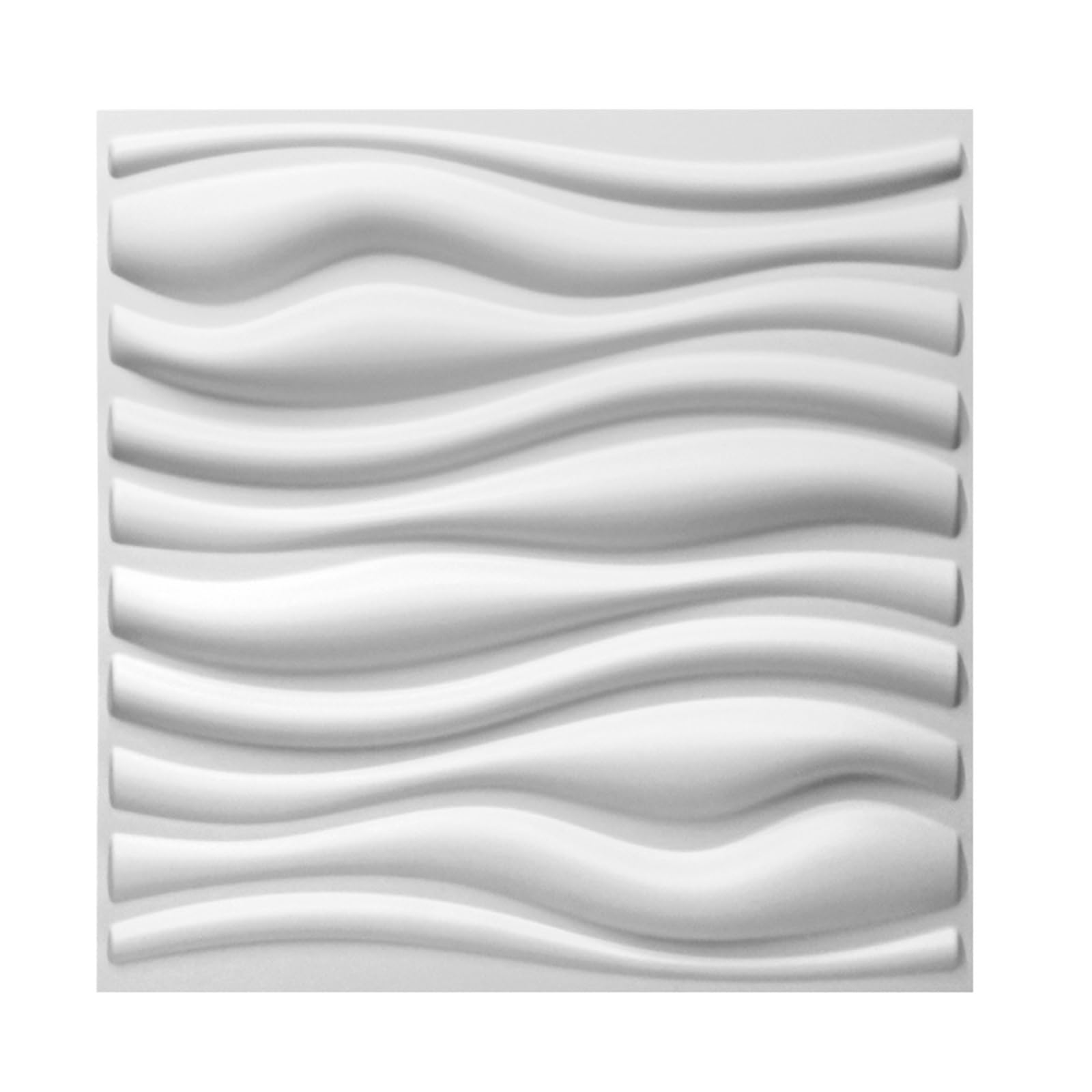 FGUJSUR Stick On Tiles 30x30cm Simple Lines Decorative 3D Wall Panels Diamond Design 3D Wallpaper Mural Tile-Panel-Mold Sticker(A-Matte White)