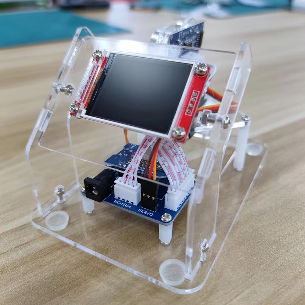 Mini Rilevatore di Scansione Radar a Ultrasuoni, Decorazione Ornamentale Rc Mood, per Auto Modello Rc Fai da Te 1/14 1/10
