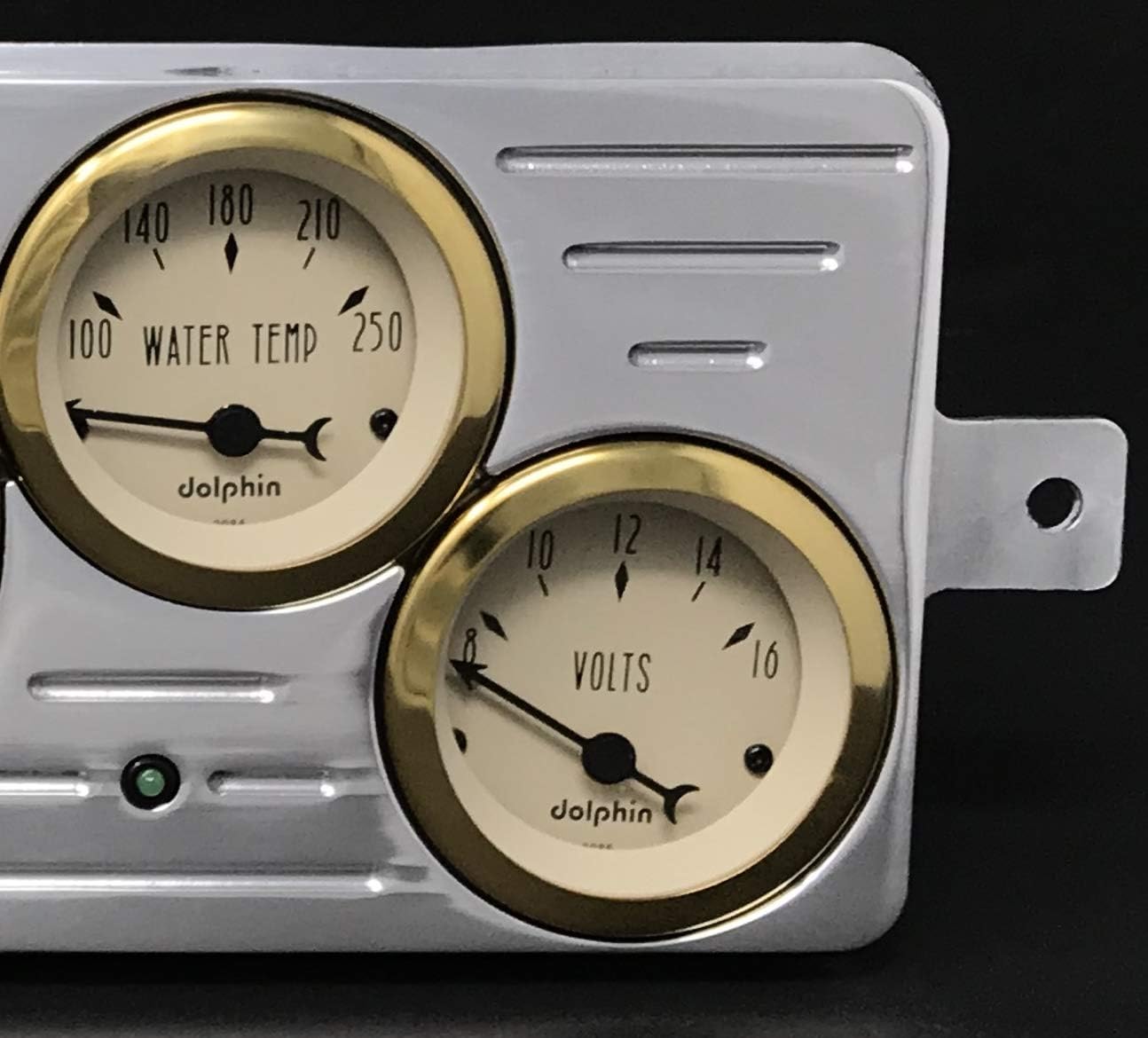 1939 Pontiac 5 Gauge Dash Cluster Panel Set Programmable Gold