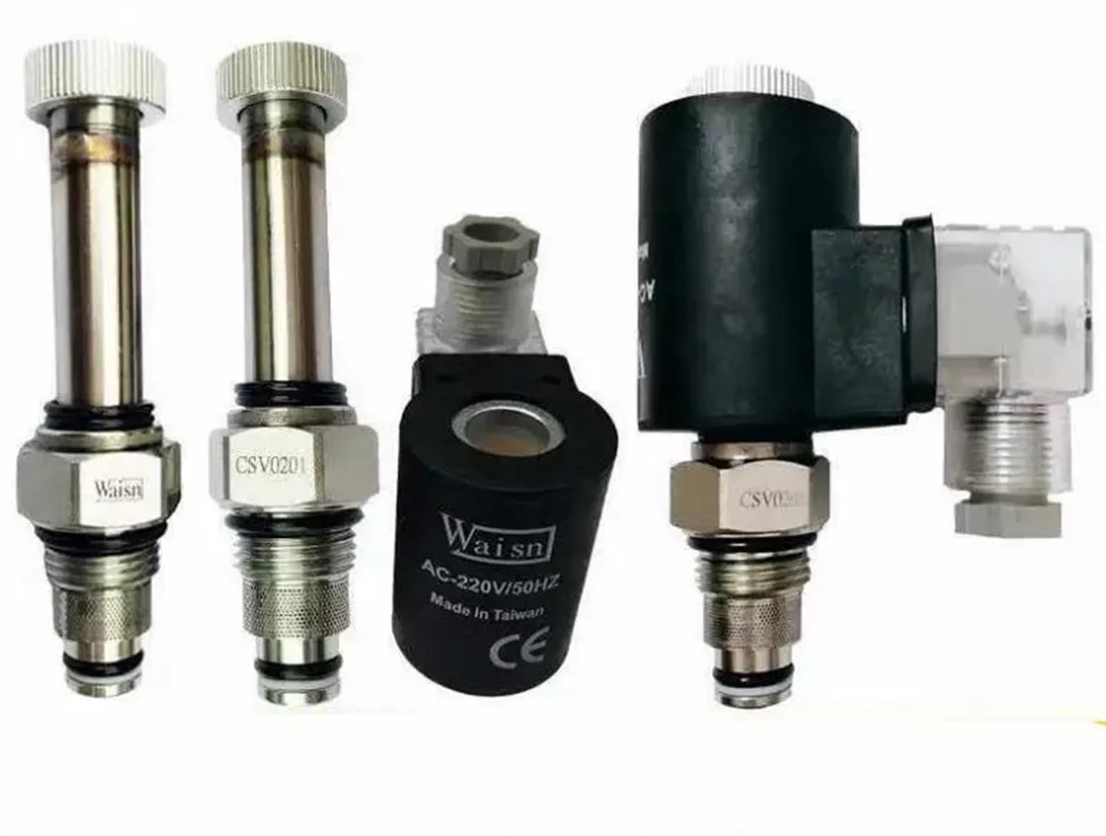Huuoqiwy Ac220v Solenoid Valve Csv0201 Csv-02-01 Ac-220V/50Hz Coil Voltage Dc24v Lift Valvea(Ac220v)