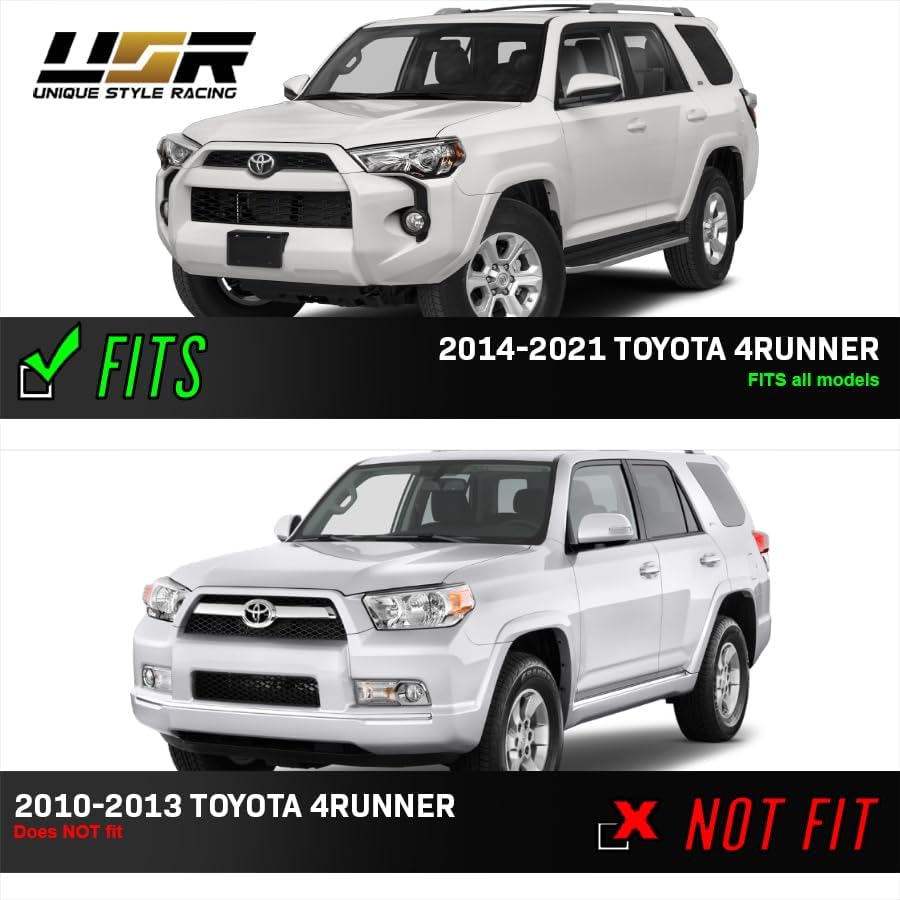 Miniatura 3 de USR 14-21 5 generación 4Runner - Proyector LED de haz bajo y barra de luz DRL estilo Lexus - Conjunto de faro delantero (izquierdo + derecho)