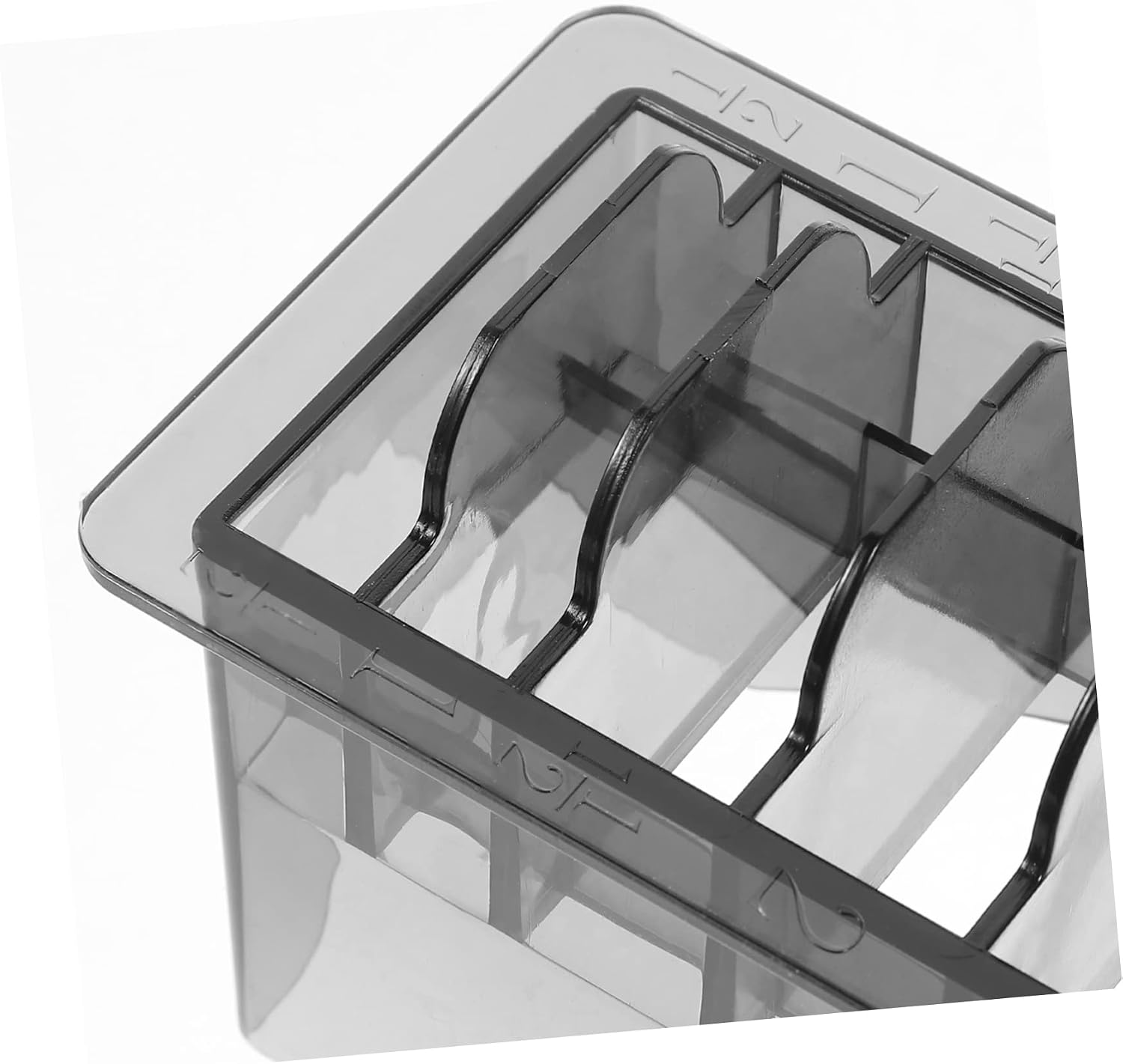 Clipper Guard Holder Box Guide Comb Storage Container for Hair Clippers Easy to Use Compartment Design for Home and Barbershop Use