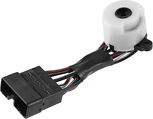 X AUTOHAUX 1 unids 84450-35130 Interruptor de encendido Interruptor de llave de encendido para Toyota Hilux 4Runner Pickup Negro Blanco