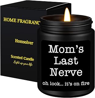 Homsolver Gifts for Mom from Daughter Son, Best Mom Gifts, Funny Mom, Birthday Thanksgiving for Mom Stepmother Adoptive Mother, Mom's Last Nerve
