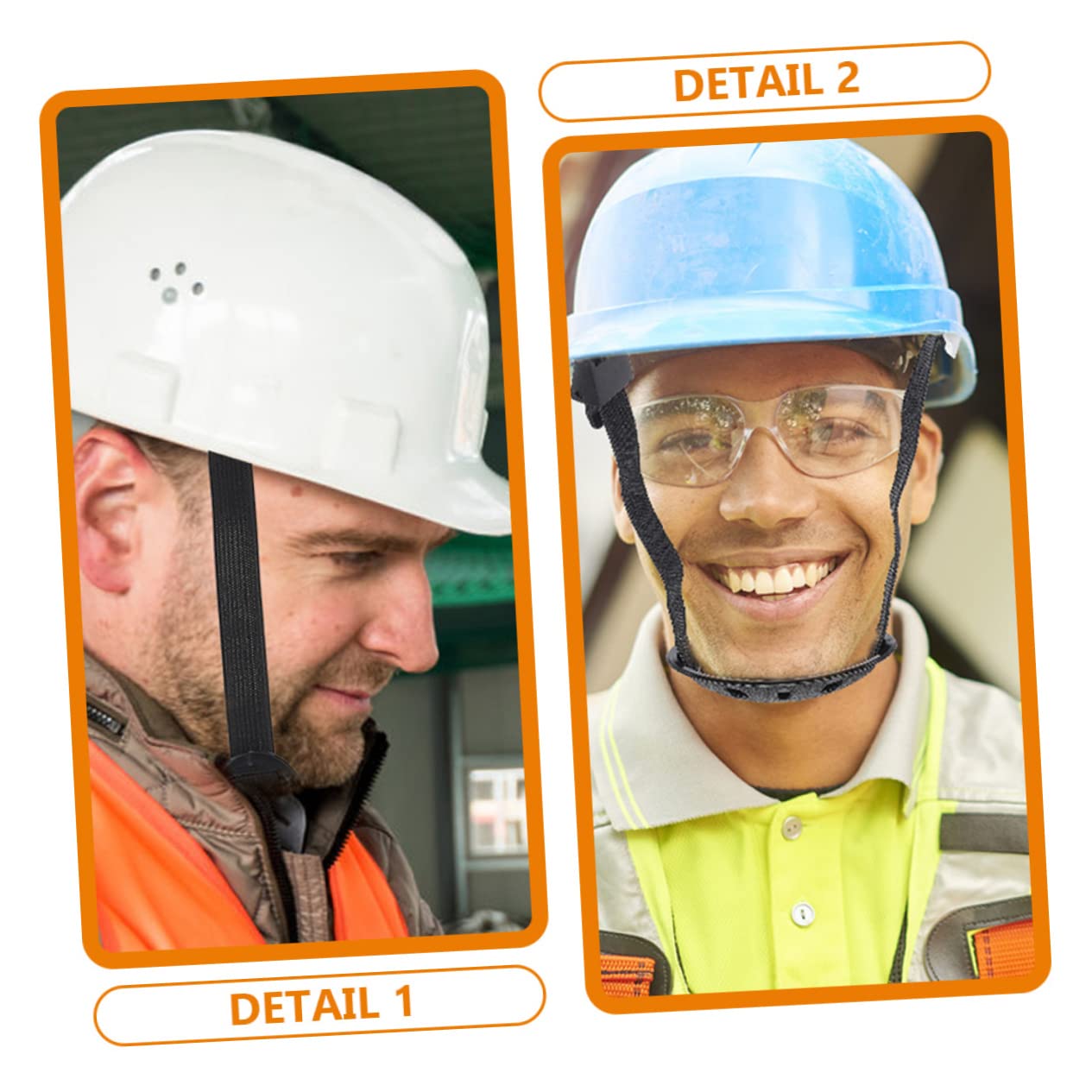 UKCOCO Correa De Barbilla Ajustable para Protección Confiable para Construcción