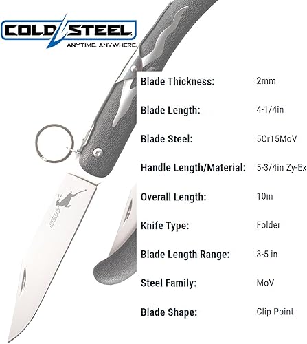 Miniatura 7 de Cold Steel Kudu, negro, 4.25 pulgadas