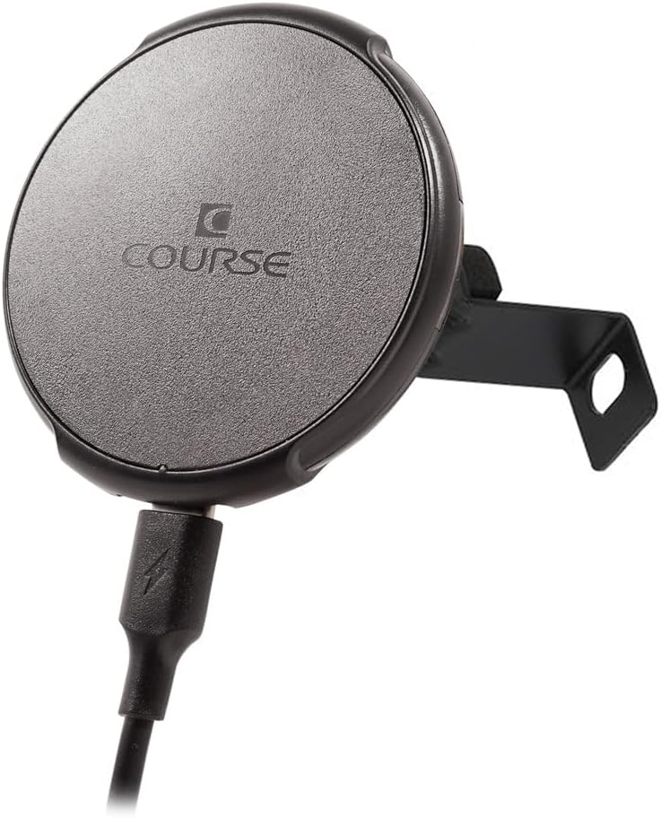 Course Motorsports DirectFit Phone Mount - Magnetic or Wireless Charging for Jeep Wrangler/Gladiator/Rubicon 2018-2023 Compatible with All Phones (Magnetic Charging Head)