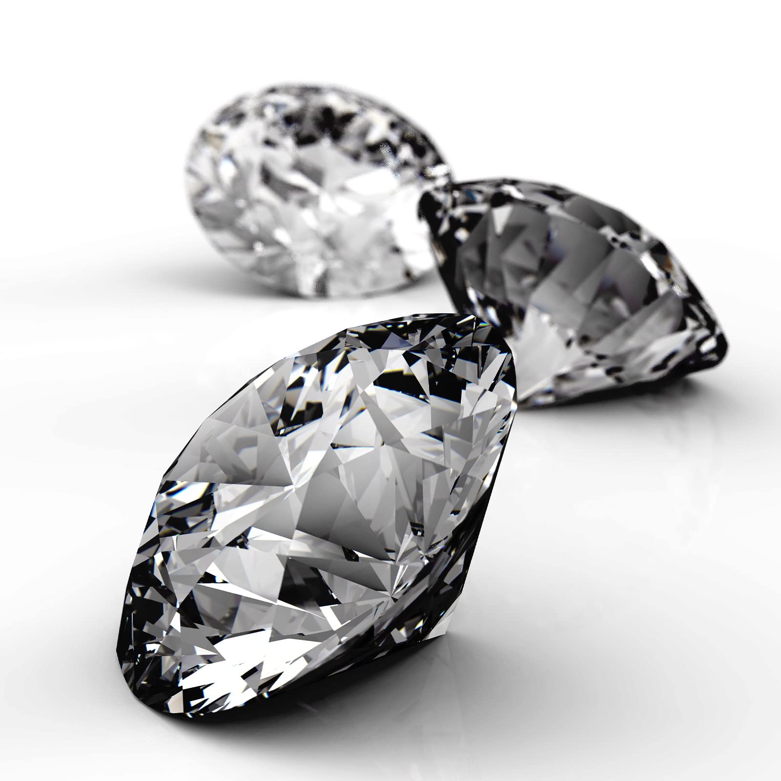 50 Stück Acryl Diamanten - Bunte Kristallsteine Für Deko