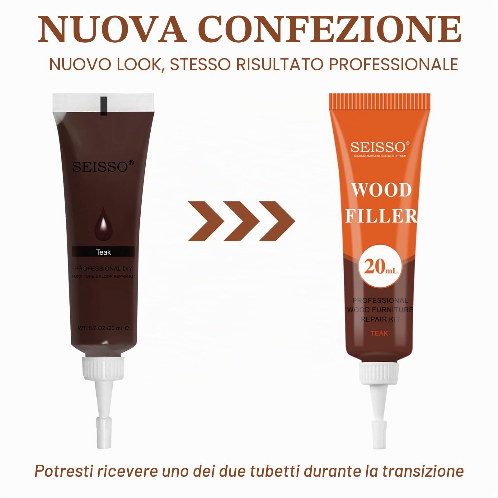 SEISSO Kit di riparazione di mobili, kit di riparazione di pavimenti in legno, kit di ritocco per mobili, riparatori di graffi, porta, pavimento