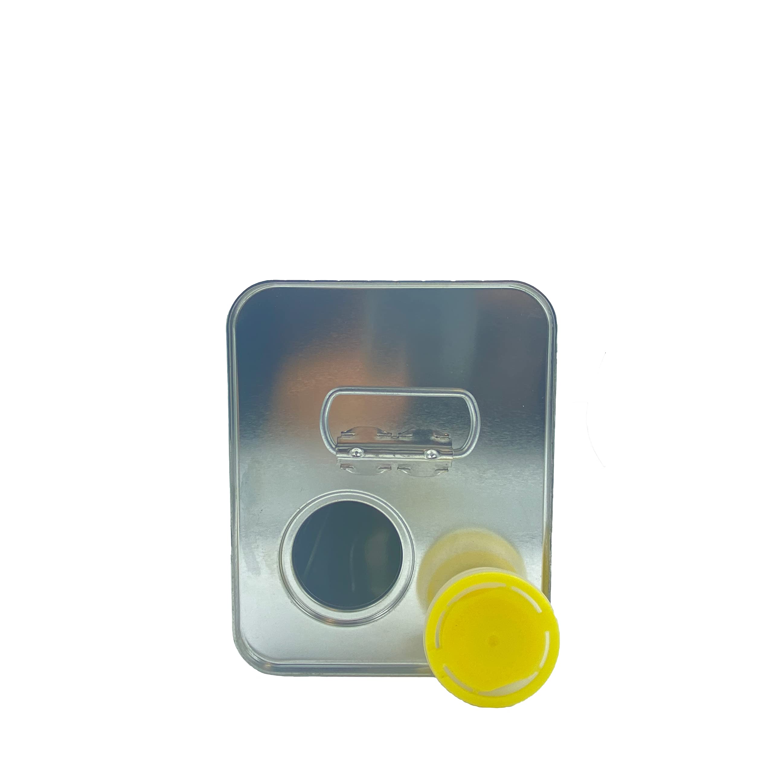 x12 Lattina Latta in Metallo per Olio Contenitore 5lt con Tappo e Maniglia