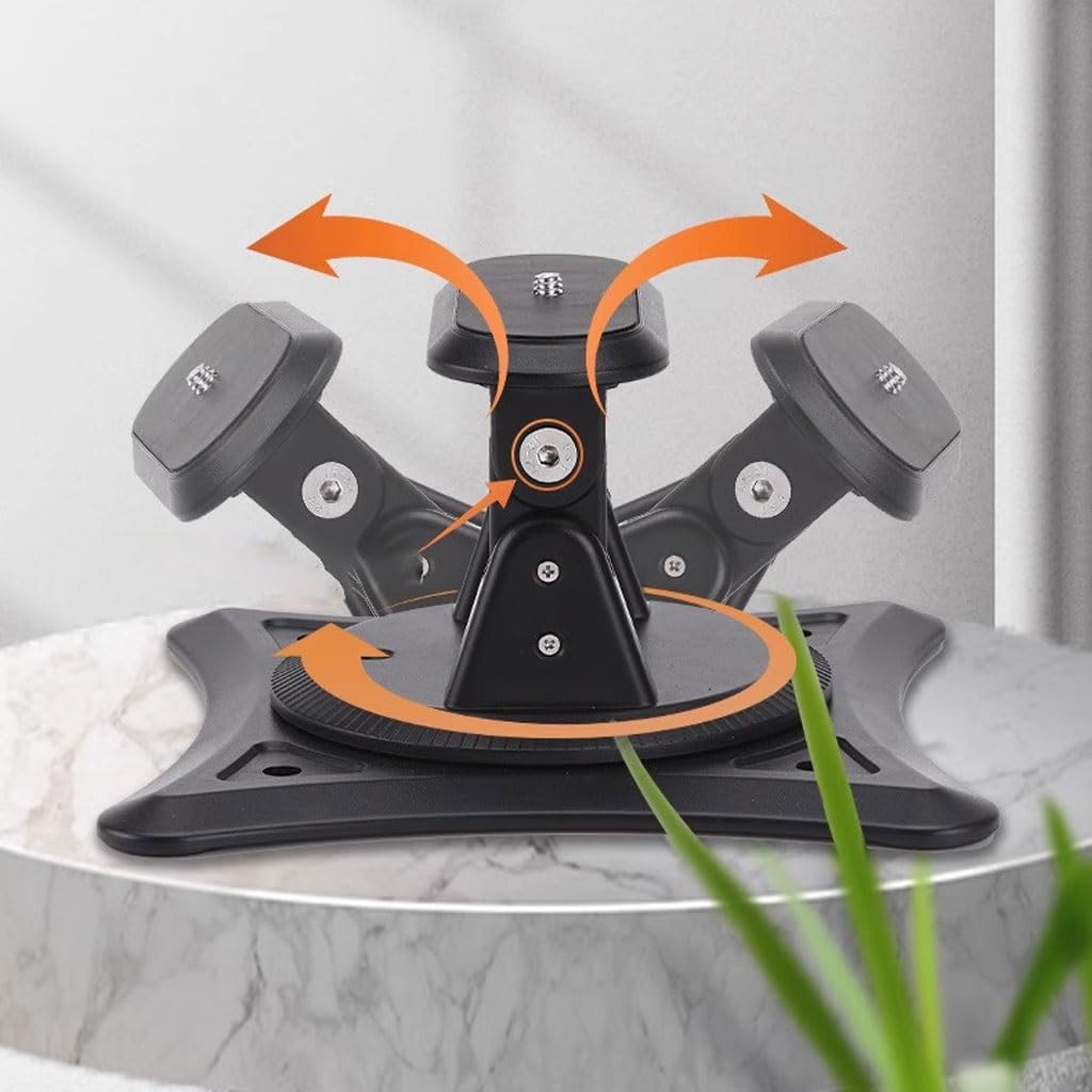 Supporto per proiettore Staffa per proiettore Rotazione a 360 gradi Supporto per proiettore da soffitto a parete Piccola staffa portatile Supporto regolabile (A)