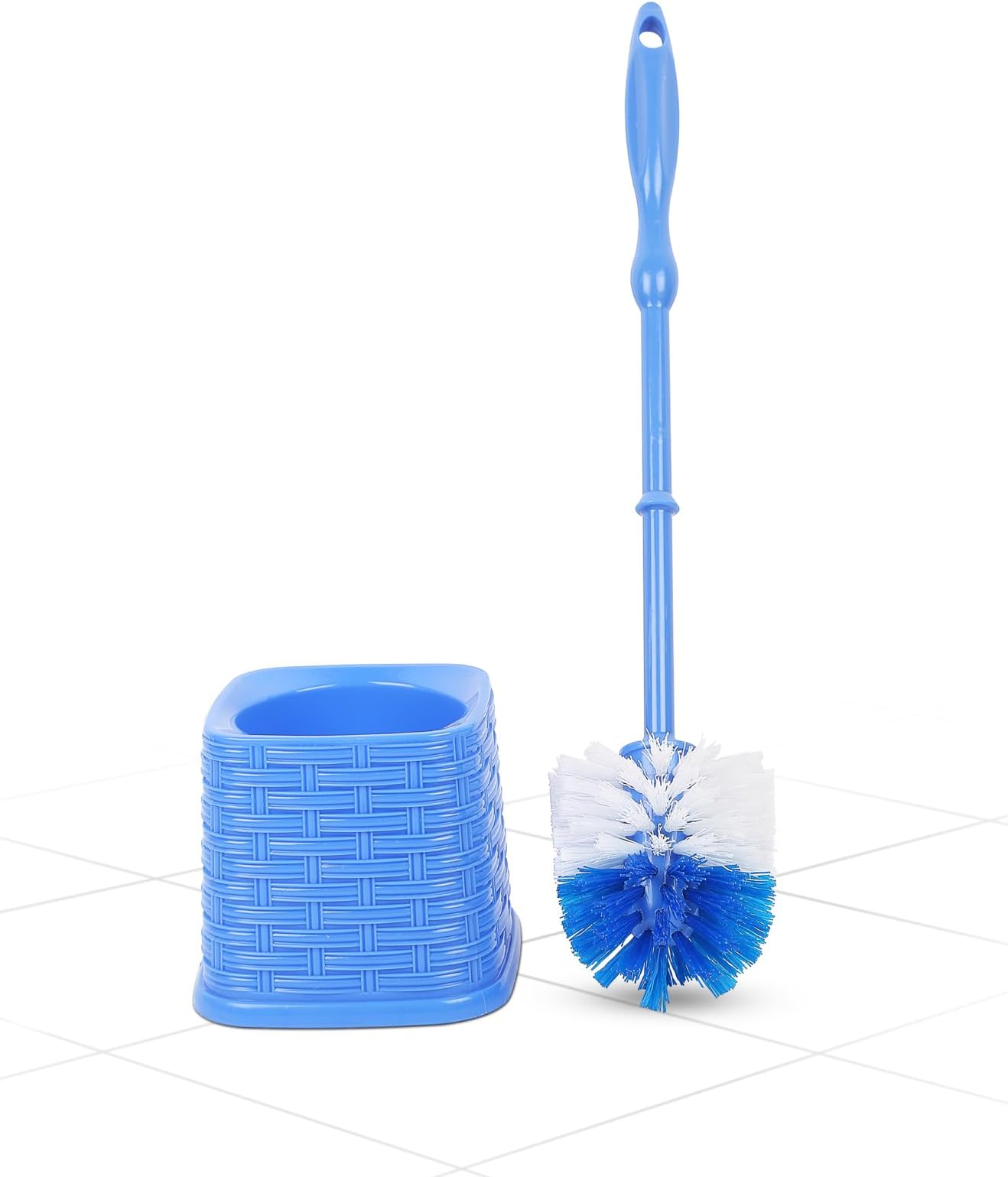 Gala Toilex Toilet Brush With Square Container(Multicolor,Pack of 1)