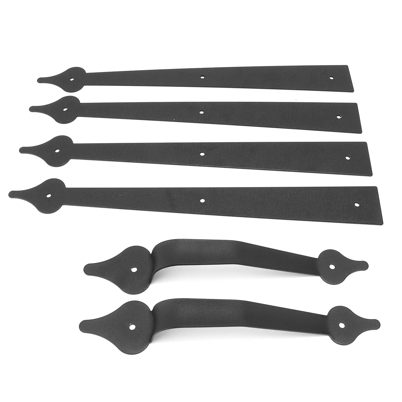 Poignée de porte de garage et charnières en acier, solution pour hangar rigide