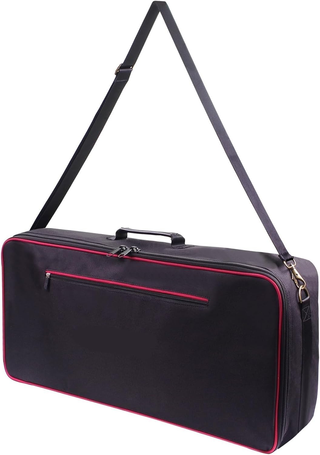 Gitarrenpedalbeutel E-Gitarren-Effekte Pedal Board Aufbewahrungstasche Carry Case Effekt Pedalboard Reißverschluss Beutel für Gitarrenpedale (x-Large), schwarz, s