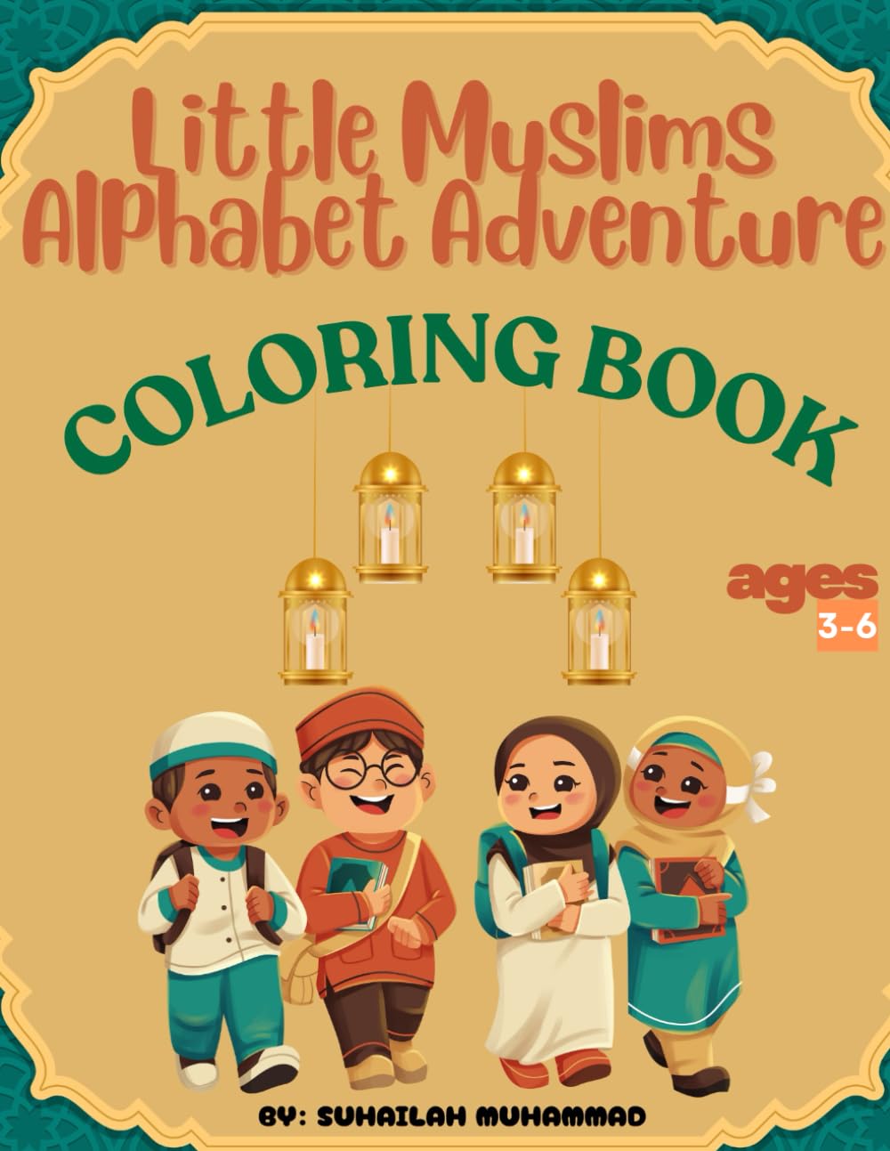 Little Muslims Alphabet Adventure Coloring Book