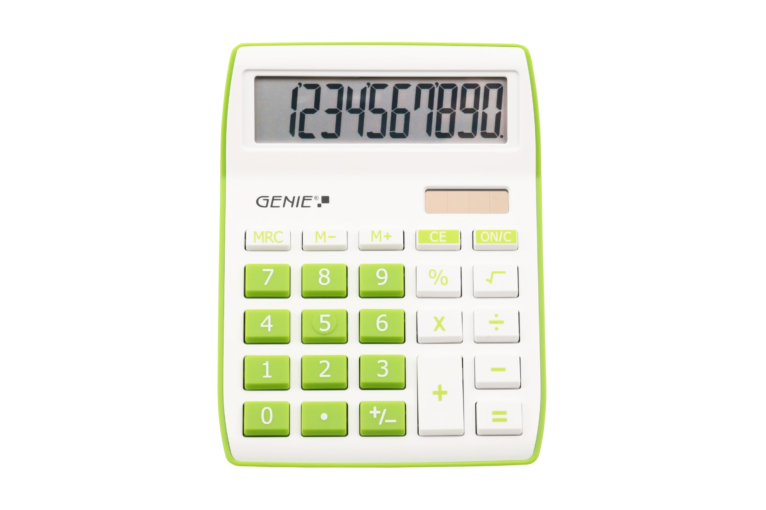 Genie 12266 Desktop Calculator - Green