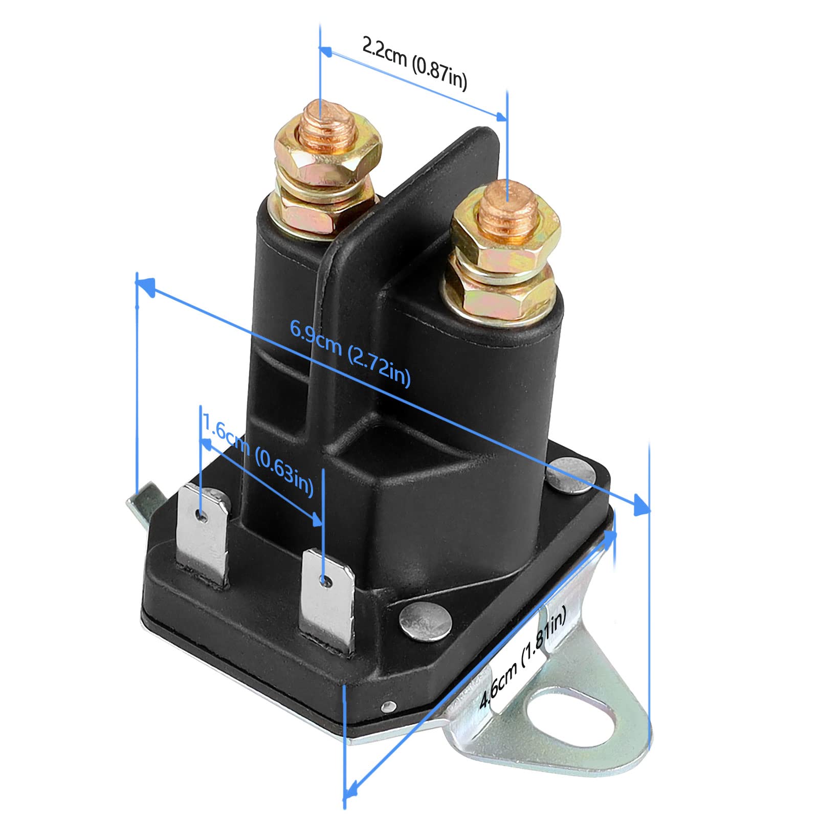 LOCOPOW 12 Volt Startermagnetrelais für Trombetta 862-1241-211-12 