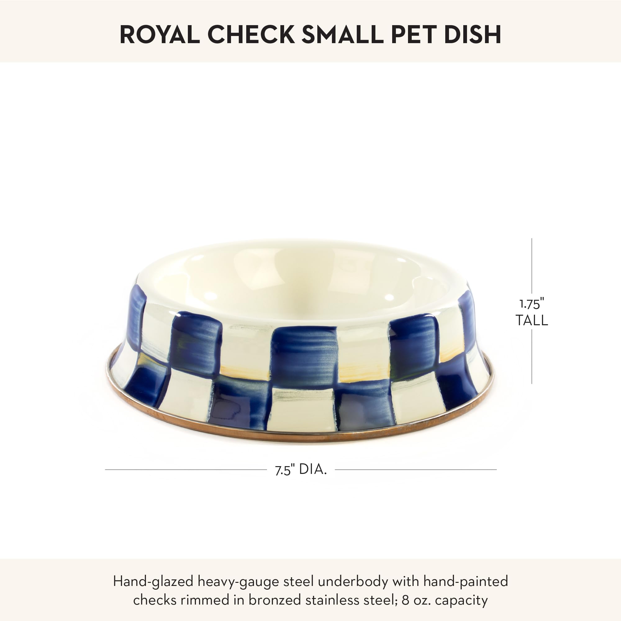 Pet Supplies : MACKENZIE-CHILDS Pet Bowl, Cute Cat and Dog Bowl