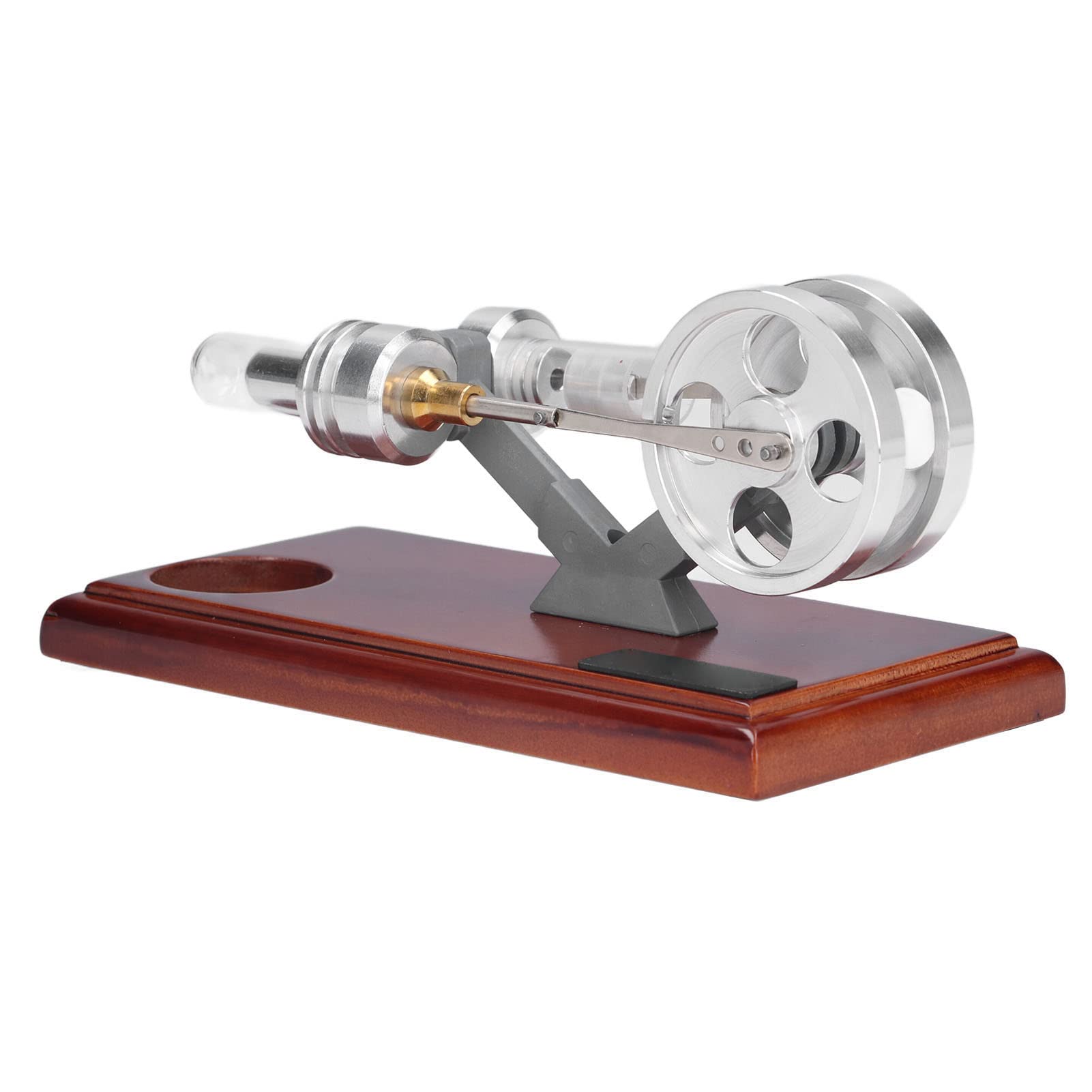 Model Silnika Stirlinga Zabawka Edukacyjna do Nauki Fizyki w Klasie Trwały Stop Aluminium 18 X 9 X 9 Cm