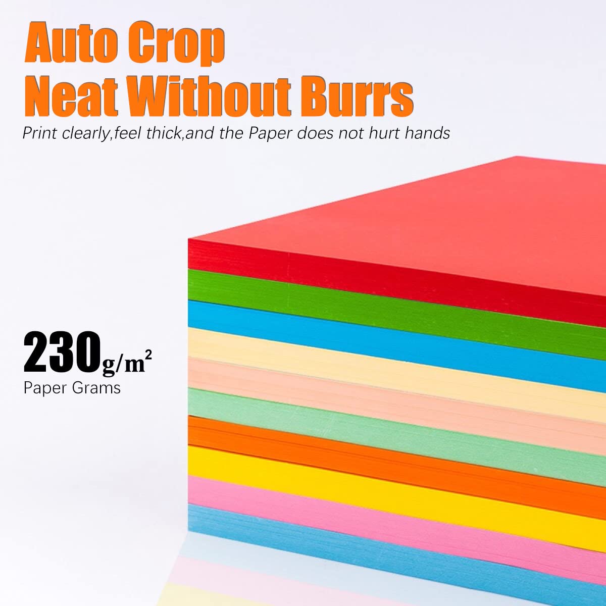 100 Fogli Di Carta Colorata A4 70g, 10 Colori Assortiti, Per Origami, Stampa E Fai-da-te, 29,7x21 Cm