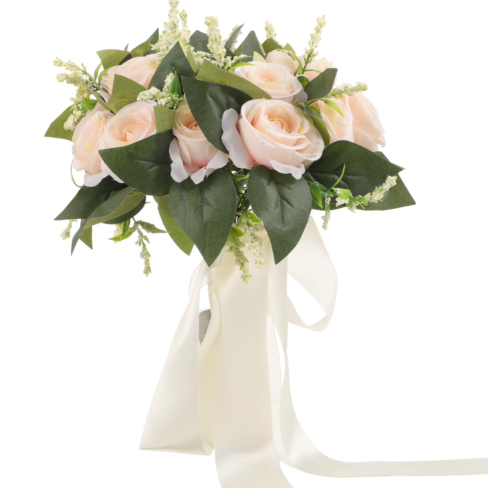 PRETYZOOM 2 Pz bouquet da sposa per damigelle lancio di bouquet rustico mazzi di fiori da sposa decorazioni matrimonio addobbi matrimonio falso bouquet da sposa fiore artificiale con stelo