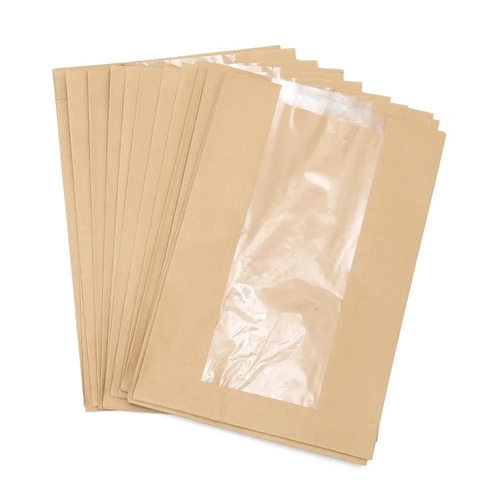 100pcs Paper Bread Bags For Homemade Small Bakeries for Bread