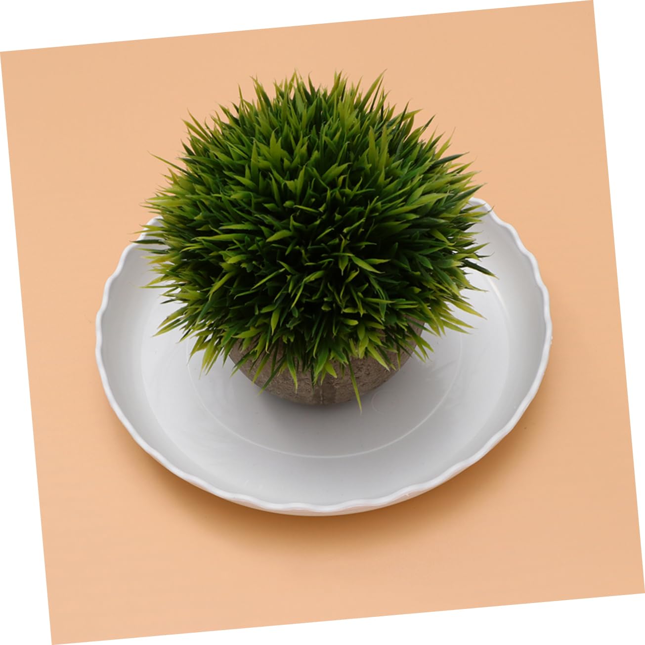 Mikikit 10PCS Leaf Shape Plastic Plant Pot Tray White Drip Tray for Garden Balcony Durable Sturdy Design for Succulent Pots Indoor Plants Protects Surfaces Maintains Moisture