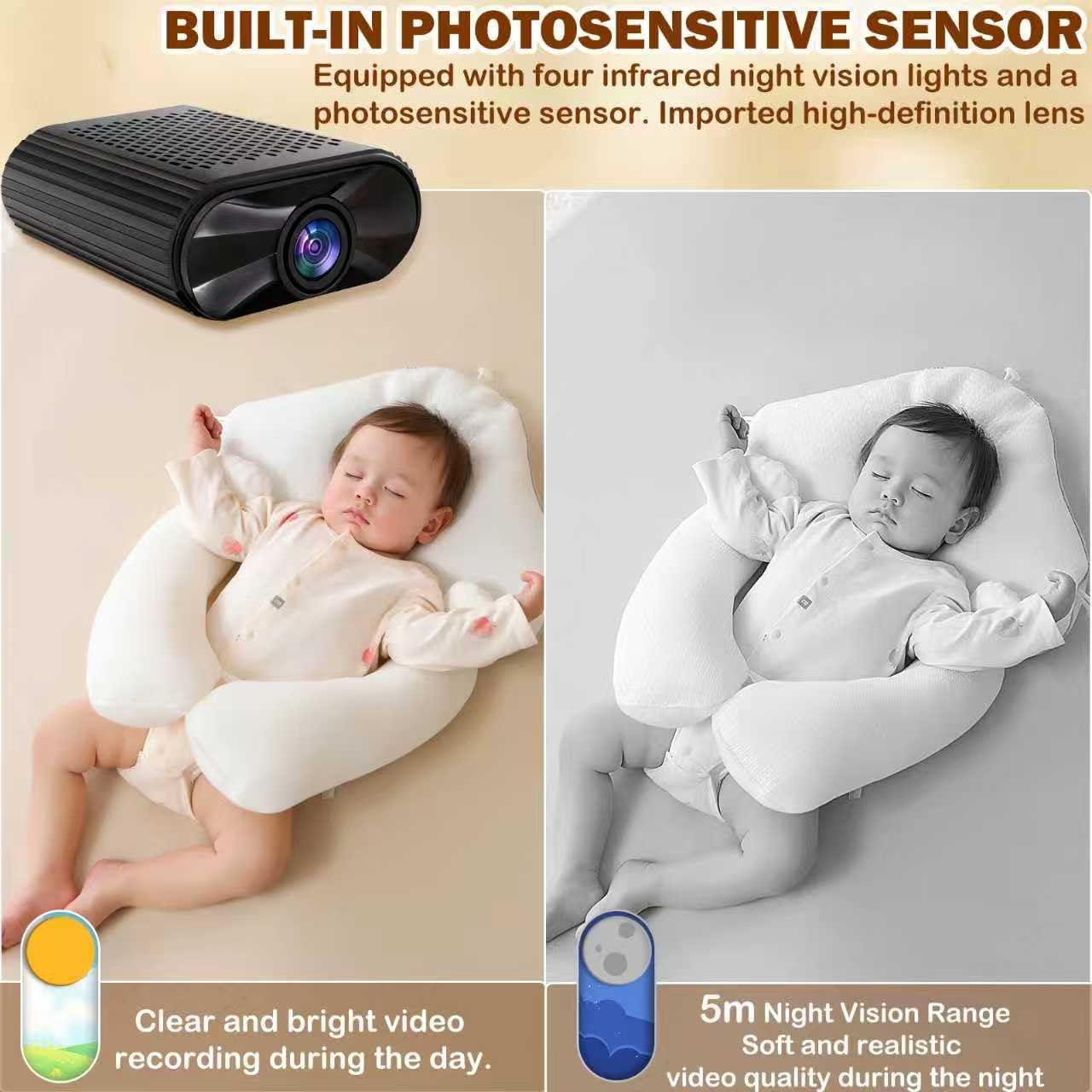 Mini HD 4K Wireless Camera Portable Nanny Cam with Night Vision, Motion Detection, and Phone App Live View - Compact Security Pet Camera for Home/Office 24/7 Cycle Save Video (Small)