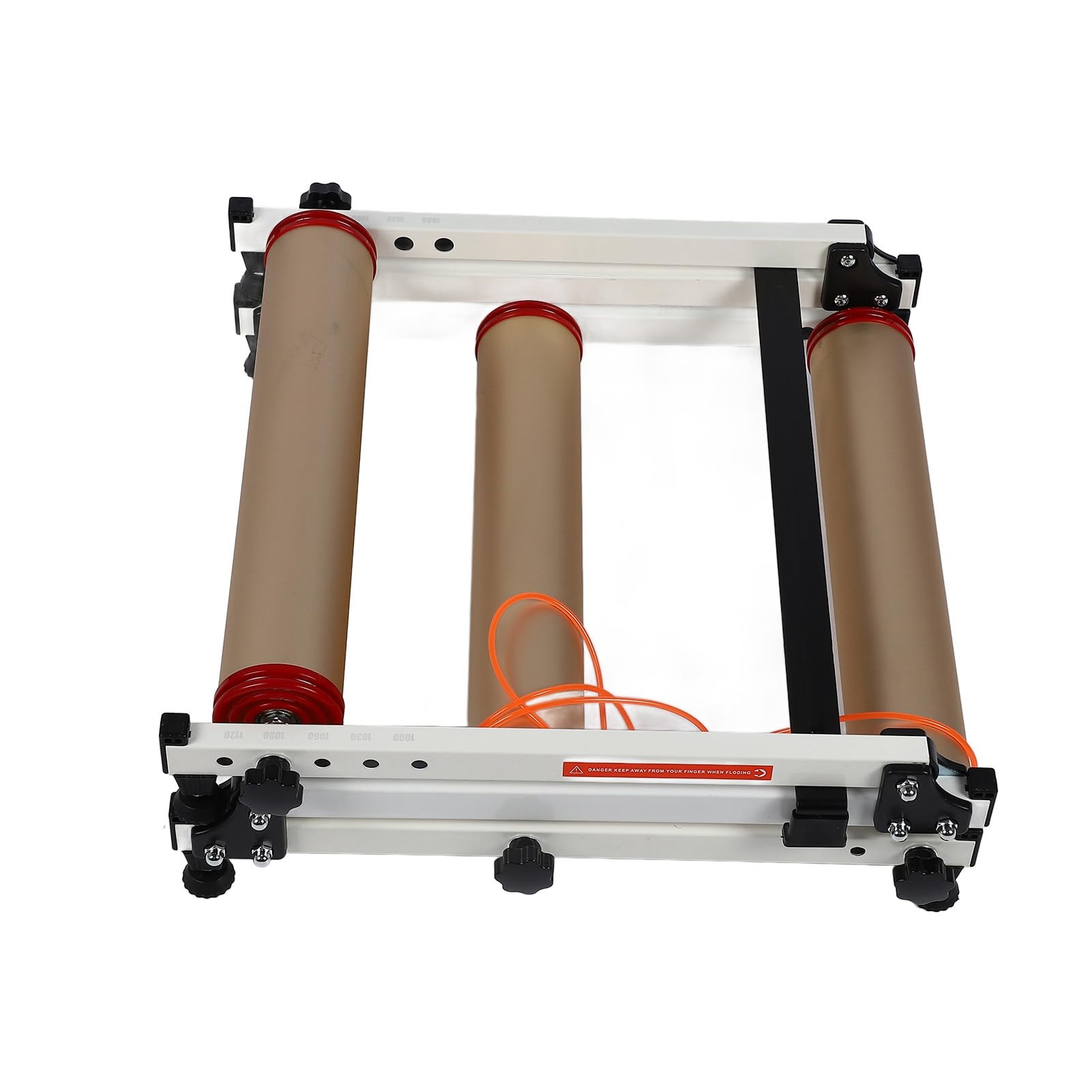 aqxreight Rodillos de Bicicleta para Entrenamiento de Ciclismo en Interiores Plataforma de Conducción de Aleación de Aluminio y ABS con Soporte de Rueda Delantera, Pedales Antideslizantes, Rodillos