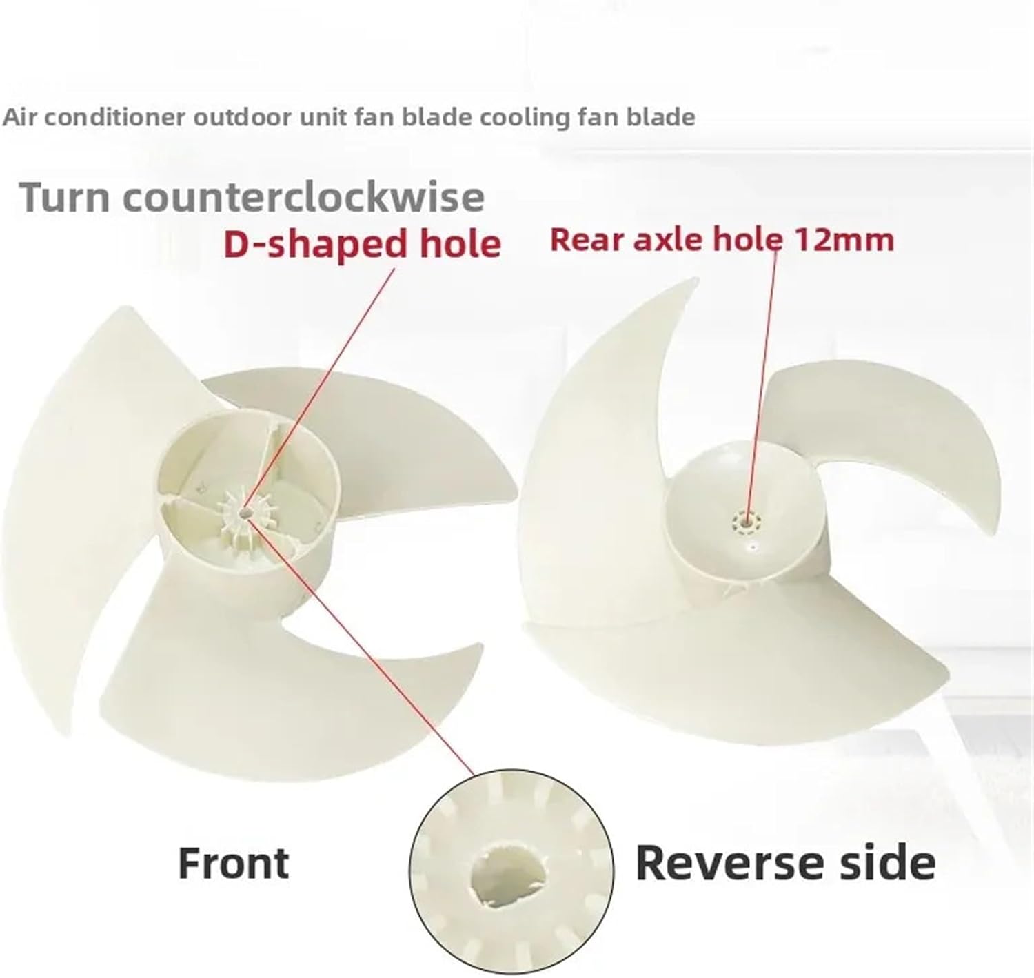For Air conditioning outdoor unit motor blade cooling fan
