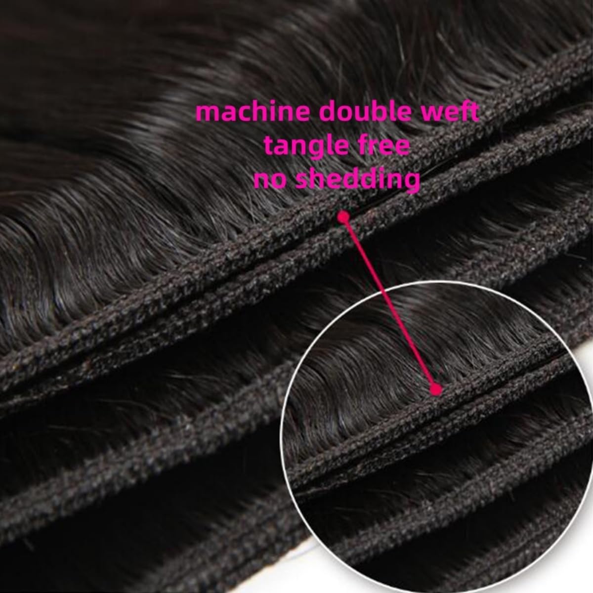 Bundles with Closure Human Hair Body Wave Bundles Human Hair with 4x4 Lace Closure 100% Unprocessed Virgin Hair Extensions Natural Color (14" 14" 14" + 10" Closure)