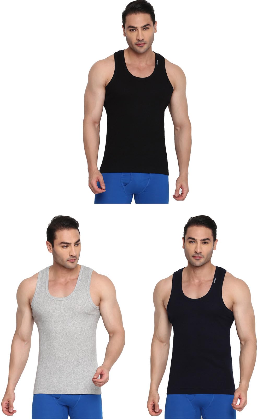 Men's Striped Regular Fit Vest-image-21